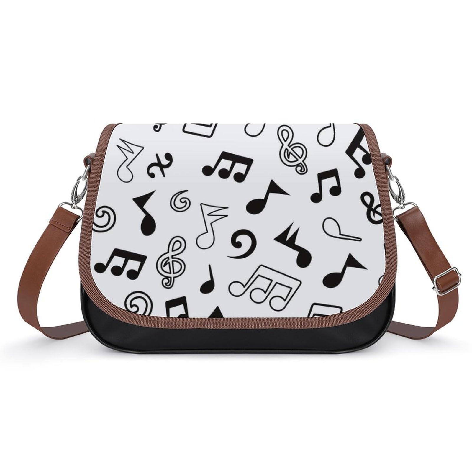 Amazon.co.jp: ショルダーバッグ 音楽柄 音符柄 ワンショルダーバッグ